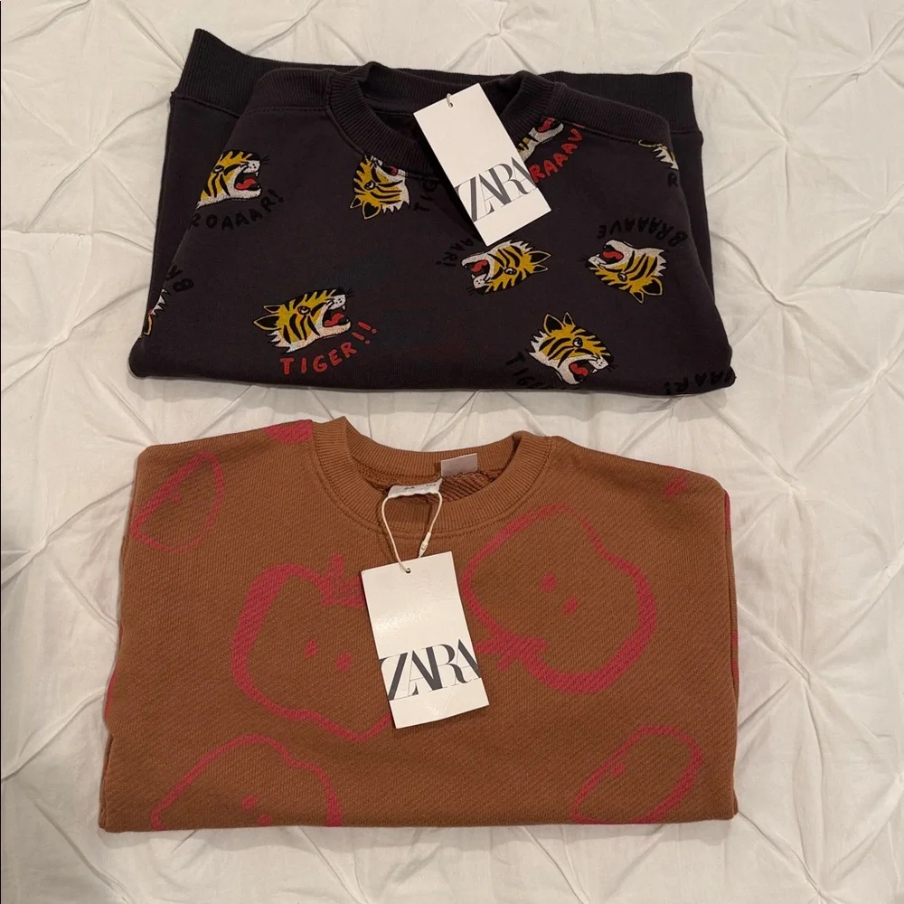 New Zara 2 Sweaters Size 3-4 Years